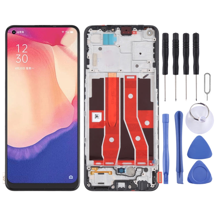 Schermo LCD originale e digitalizzatore assemblaggio completo con cornice per OPPO Reno4 SE PEAT00 PEAM00, For OPPO Reno4 SE (Original) Schermo LCD originale e digitalizzatore assemblaggio completo con cornice per OPPO Reno4 SE PEAT00 PEAM00, For OPPO Reno4 SE (Original)